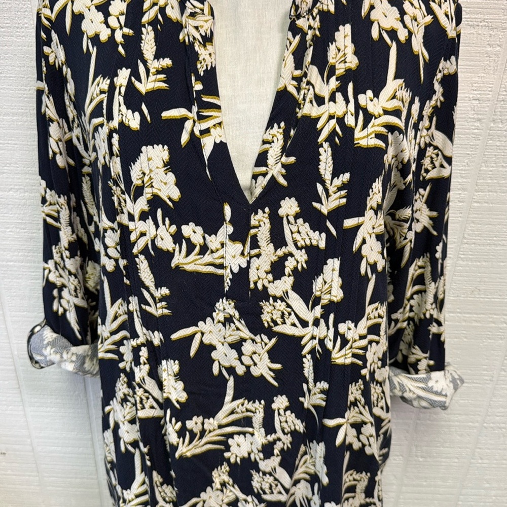 Navy & Ivory casual shirt dress - Picture 6 of 6
